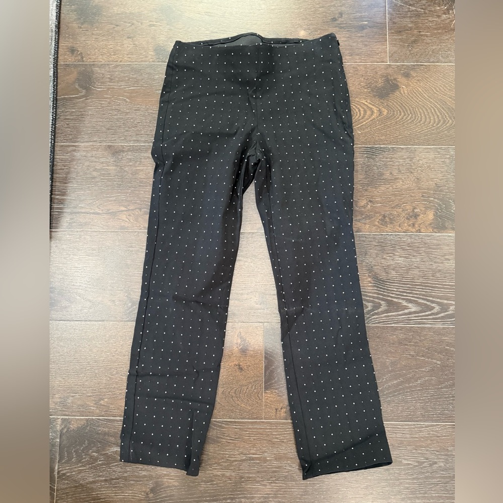 White House black market polkadot pants. Size 4.